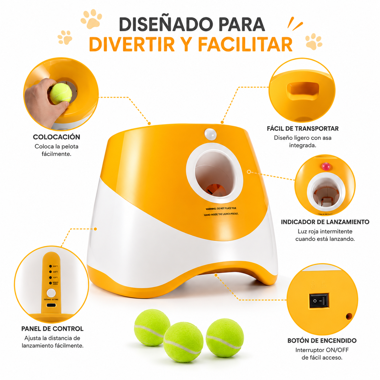 Lanzador Automático de Pelotas